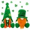 St Patricks Day Decorations - St Patricks Day Decor - Leprechaun Doll, St Patrick's Day Plush Shamrock Gnomes Decorations for Home, Office - Green St. Patricks Day Table Centerpiece - Irish Gifts